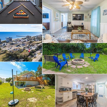 Gorgeous Centrally Located Ocean View 2 King, Huge Private Yard & Deck, Firepit, Bbq, & Game Tables Myrtle Beach Exteriér fotografie