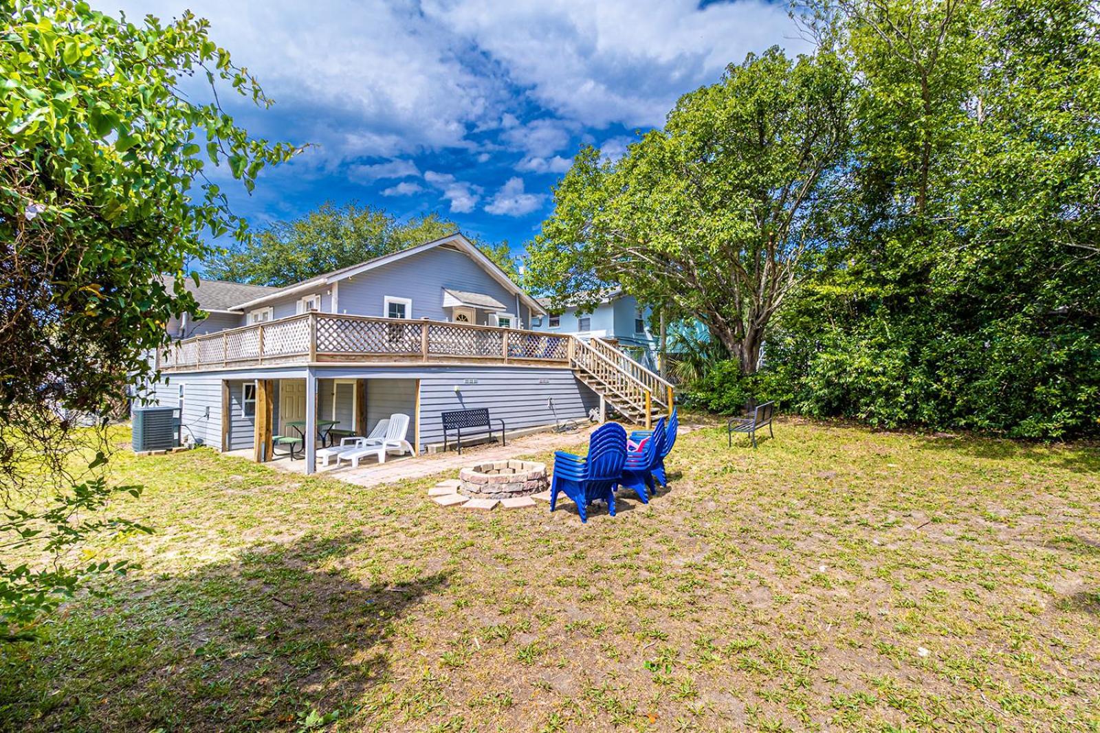 Gorgeous Centrally Located Ocean View 2 King, Huge Private Yard & Deck, Firepit, Bbq, & Game Tables Myrtle Beach Exteriér fotografie