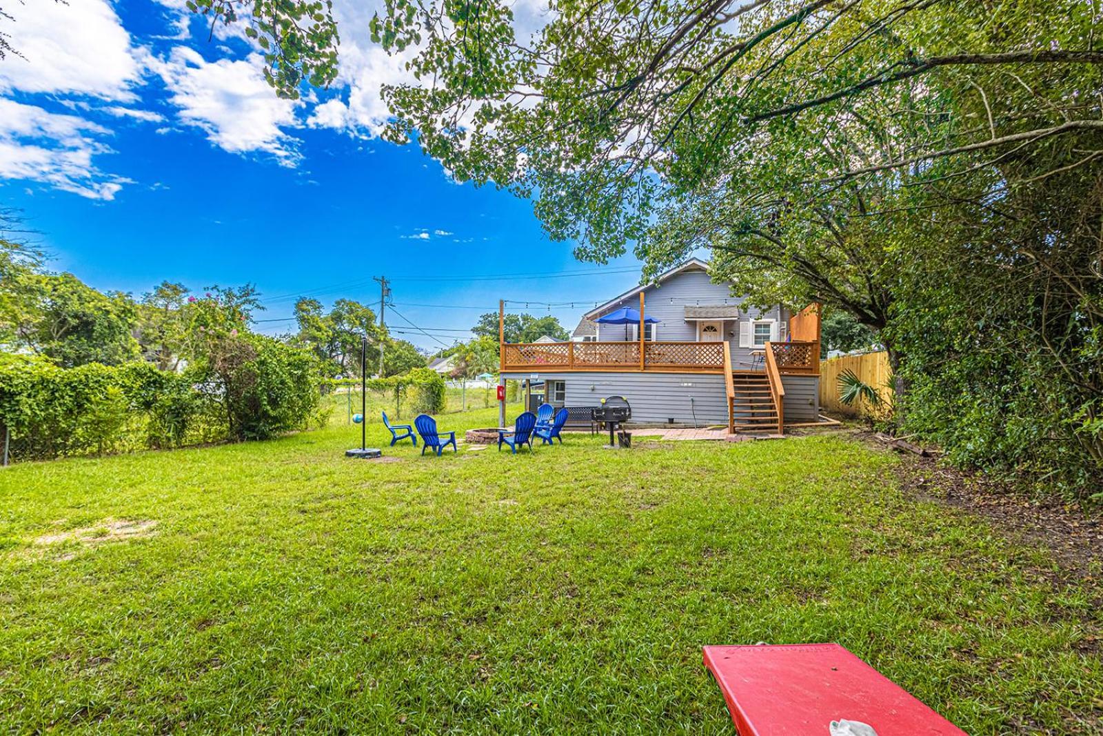Gorgeous Centrally Located Ocean View 2 King, Huge Private Yard & Deck, Firepit, Bbq, & Game Tables Myrtle Beach Exteriér fotografie